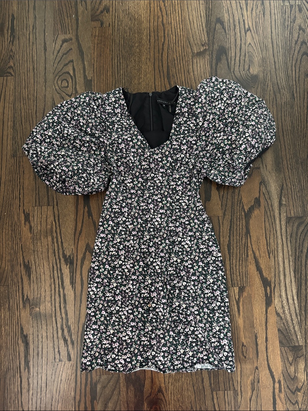 Endless Rose Floral Puff Sleeve Mini Dress